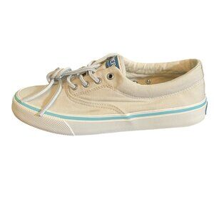 Sperry Top Sider Men's Sneakers 7 -Striper 11 Canvas Blue White Casual Shoes NIB